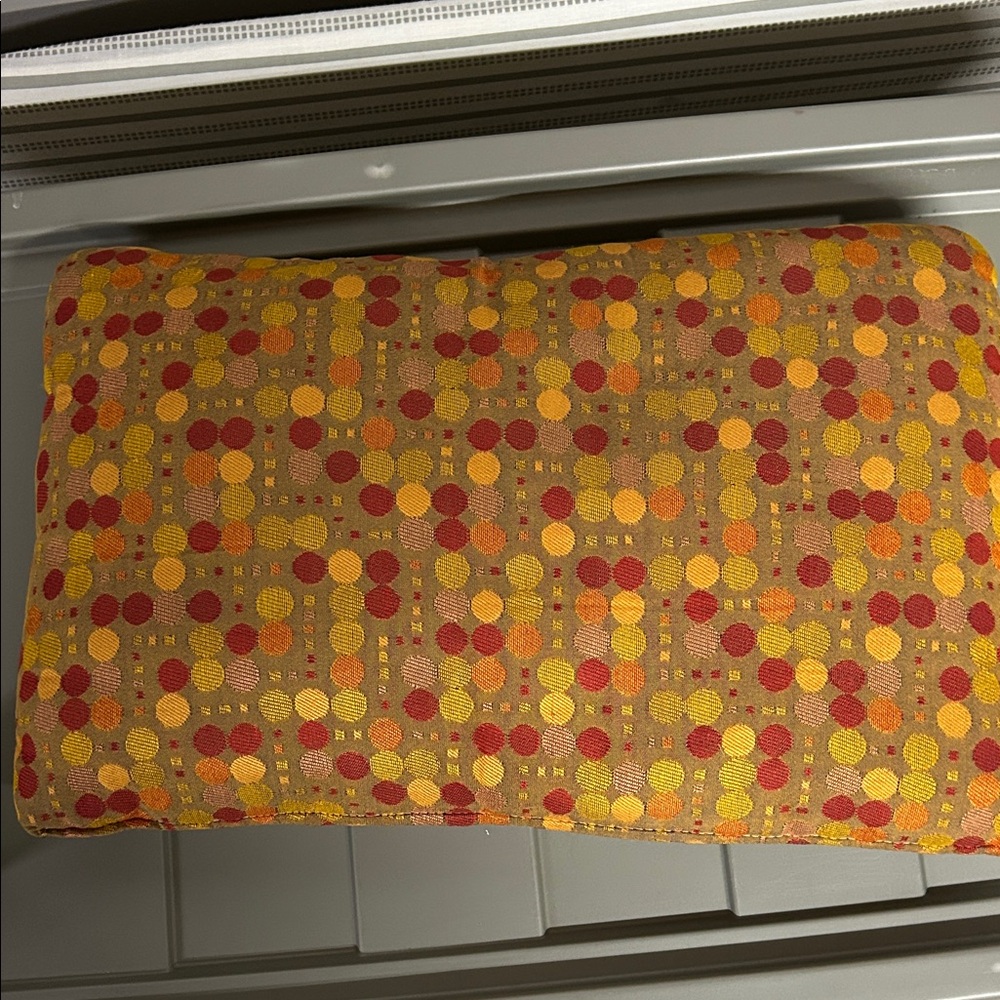 Colorful Geometric Pattern Pillow. 13” x 22”.
